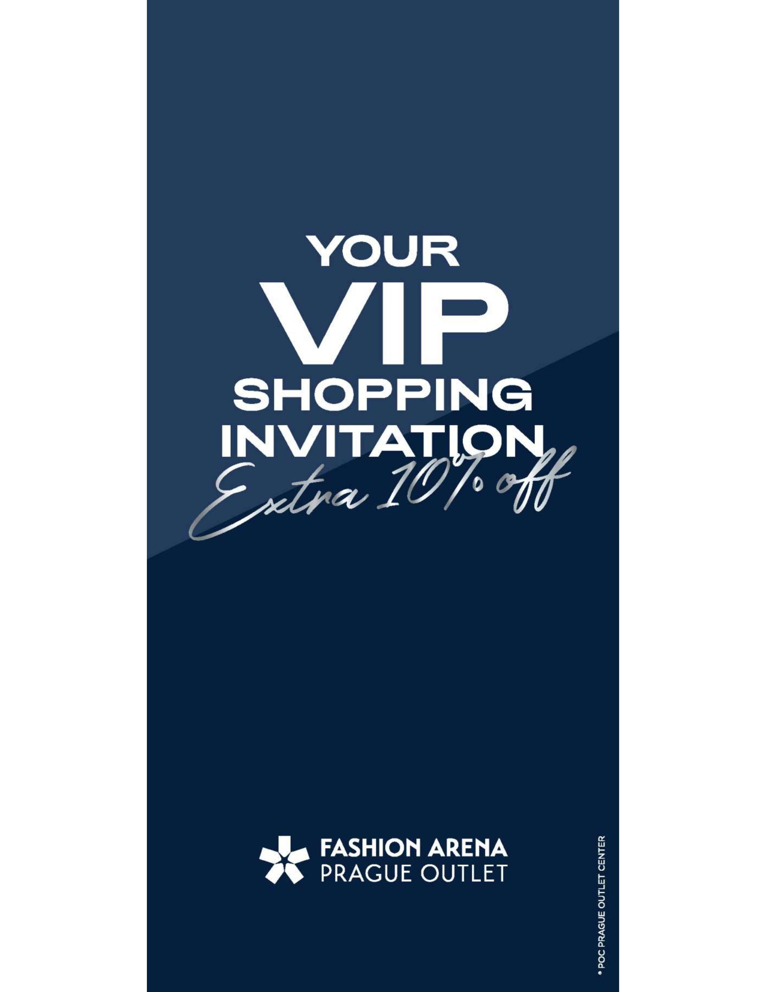 Fashion Arena Prague Outlet VIP Invitation