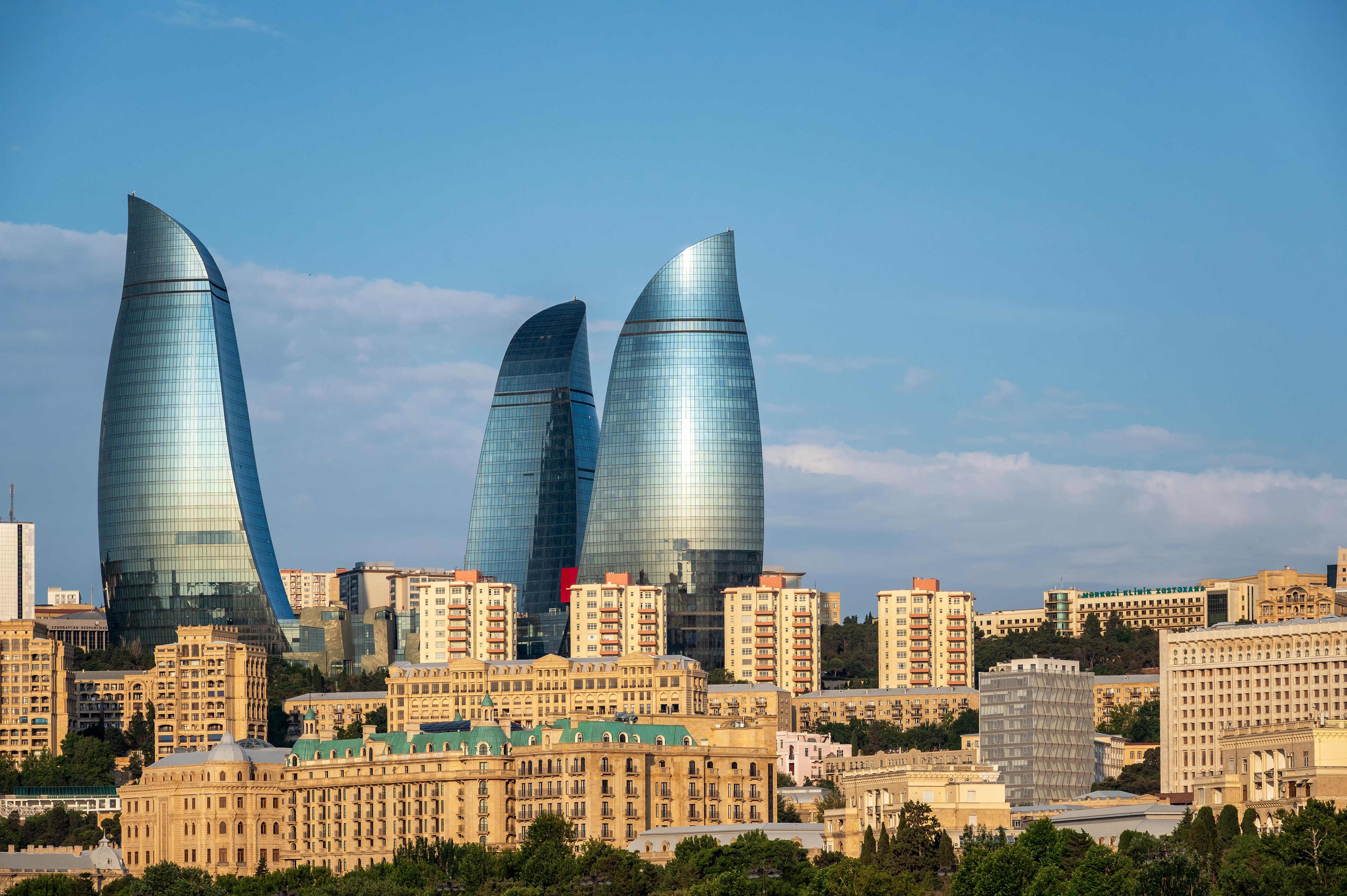 Baku skyline, Azerbaijan