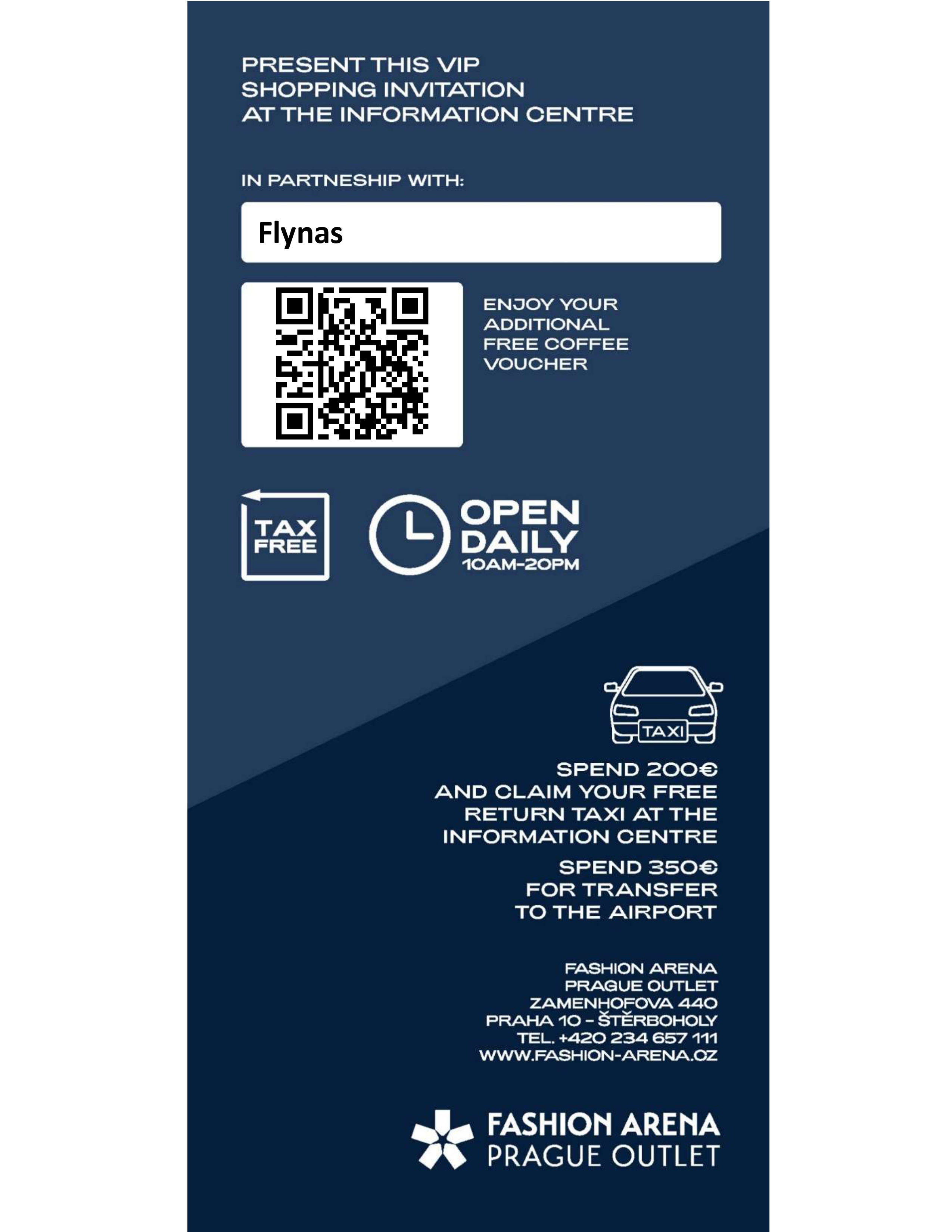 Fashion Arena Prague Outlet QR Code